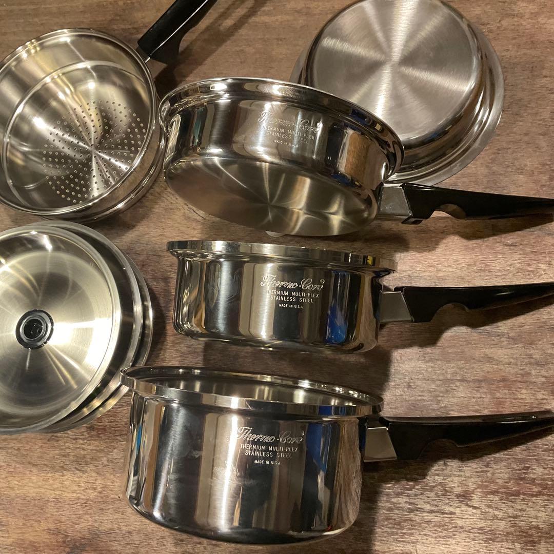 未使用！テンプトーン TEMP-TONE サーモコア ステンレス 片手鍋 無水鍋