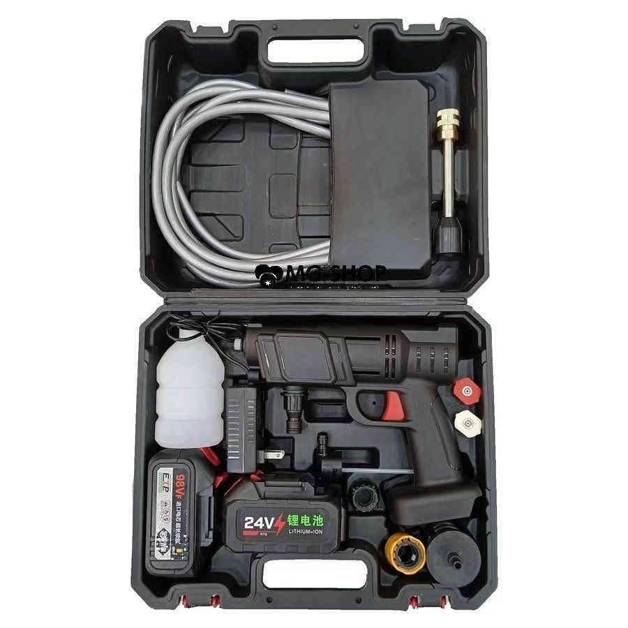 高圧洗浄機 充電式 コードレス 充電式ハンディウォッシャー 2個バッテリー付き