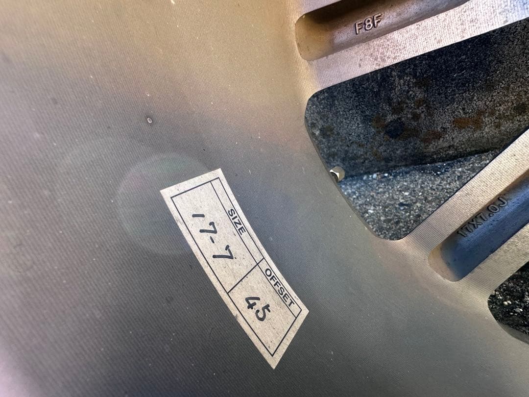 zc33s ワタナベホイール17インチ ADVANNEOVAタイヤホイールセット