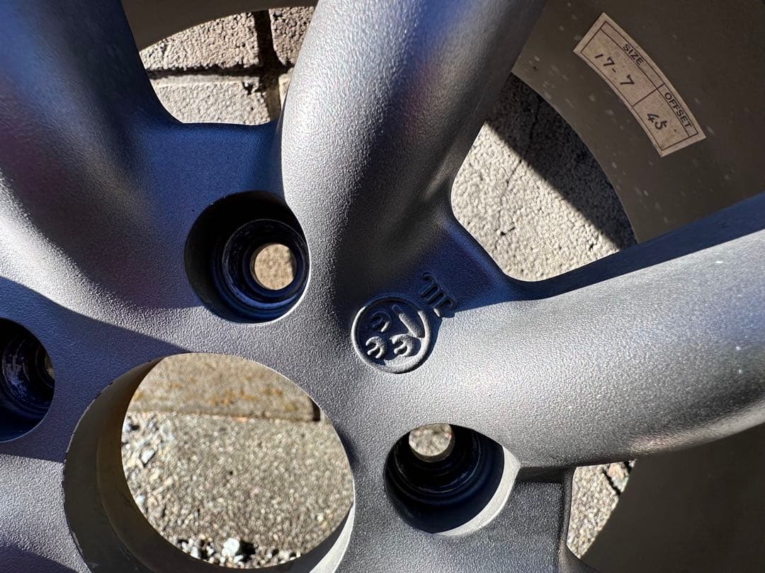 zc33s ワタナベホイール17インチ ADVANNEOVAタイヤホイールセット