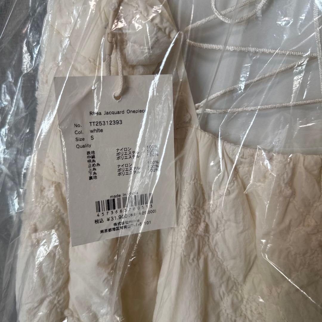 THETOE/Rhea Jacquard Onepiece/white/Ｓ