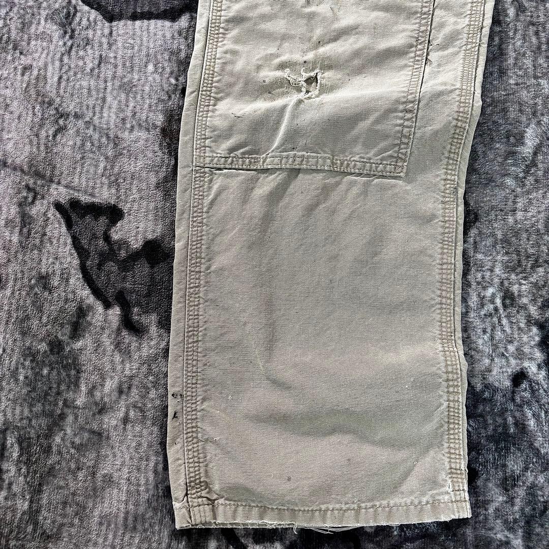 レザータグ×極上フェード◎リアルワークの逸品ダック 一点物 ゆるだぼ