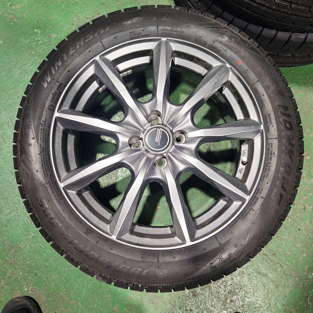 195/60R17　スタッドレス　外アルミホイール付き　4本セット