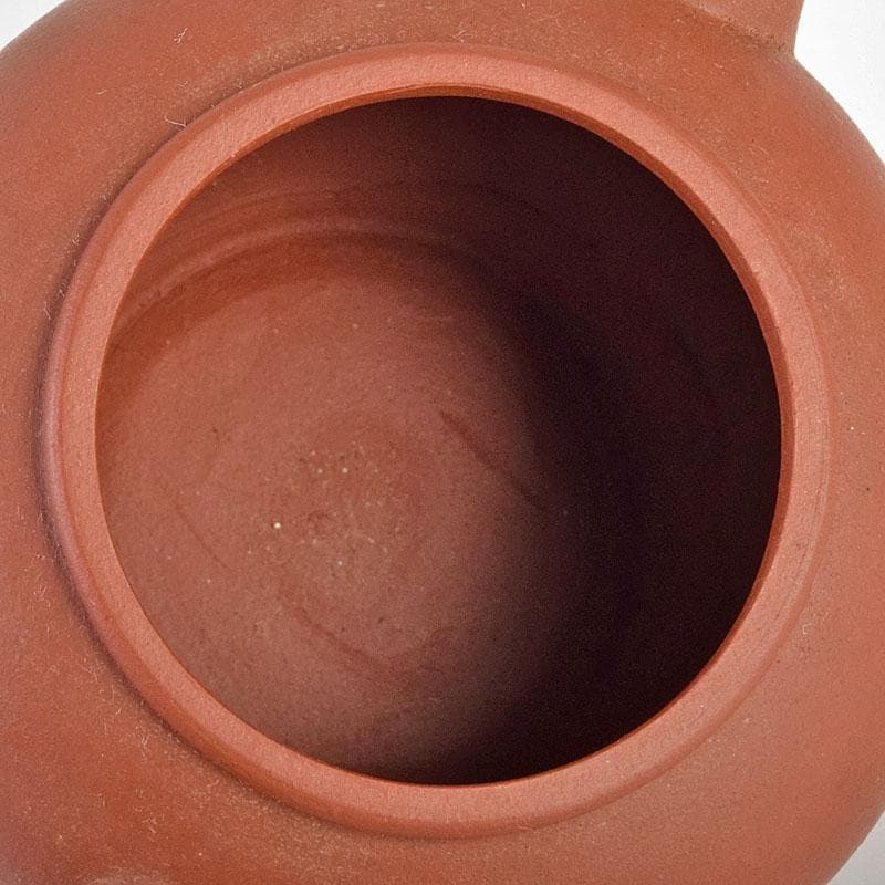 中国　中国宣興銘　紫砂　朱泥　急須　茶壷　V　R9268