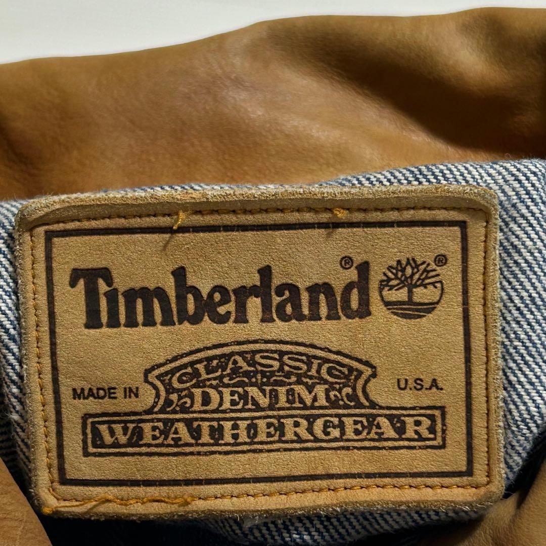 【90s】 USA製　ティンバーランド　デニムジャケット