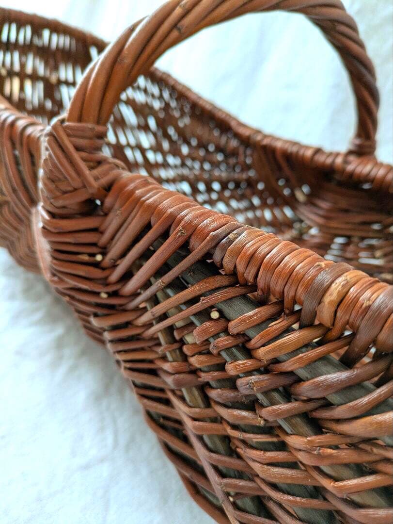 ひ*じ様 カゴアミドリ　特大❣️　フランスペリゴールバスケットとポストカード