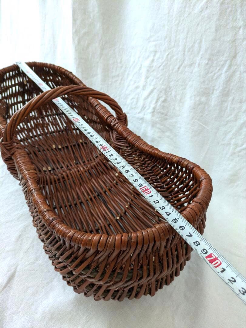 ひ*じ様 カゴアミドリ　特大❣️　フランスペリゴールバスケットとポストカード