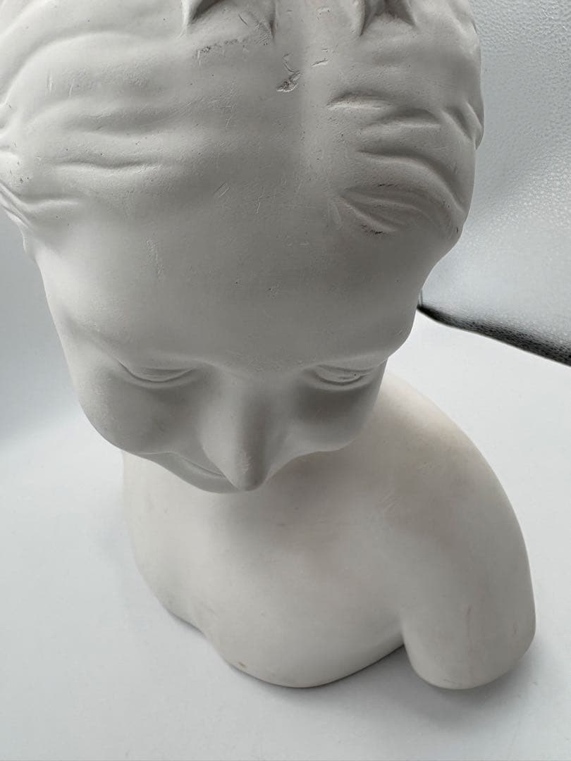 【良品】ドナテルロ　少女胸像　デッサン用　 石膏像　 オブジェ
