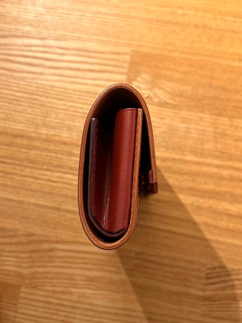 完売 限定品 usfl シェルコードバン サドルプルアップ コンパクトウォレット