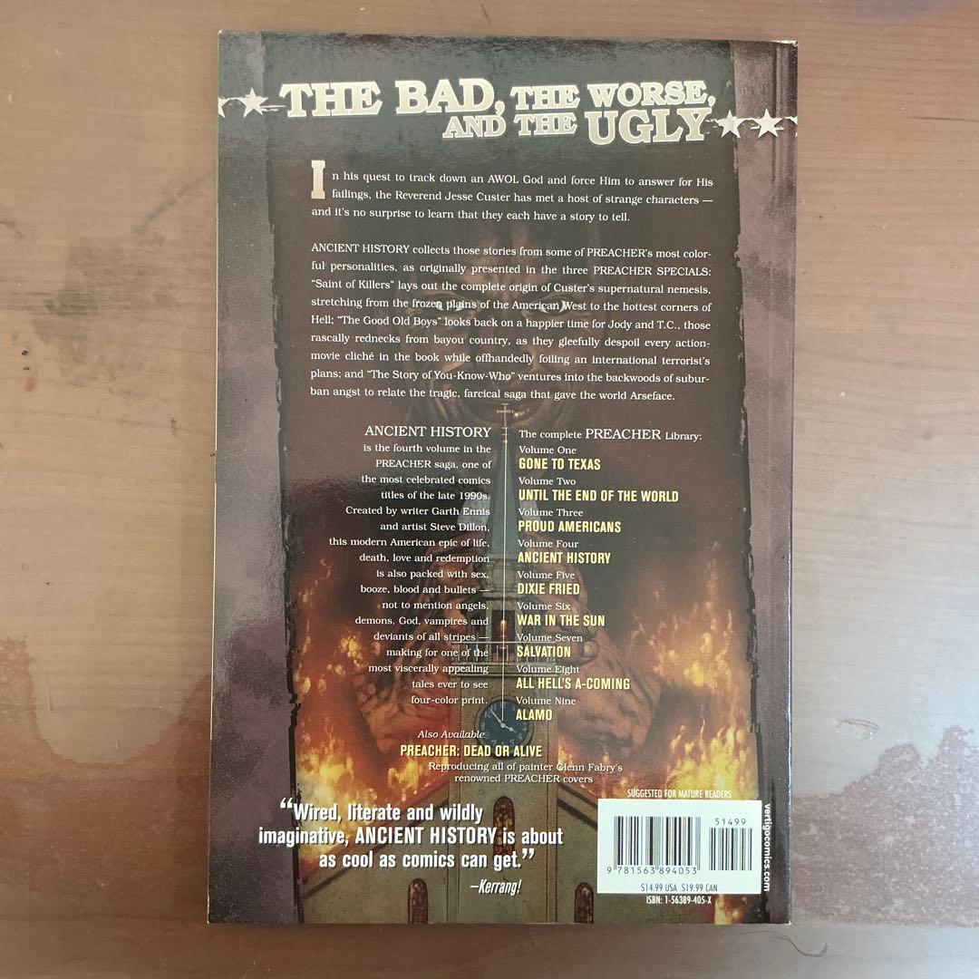 洋書 PREACHER 4 x Book Set GARTH ENNIS