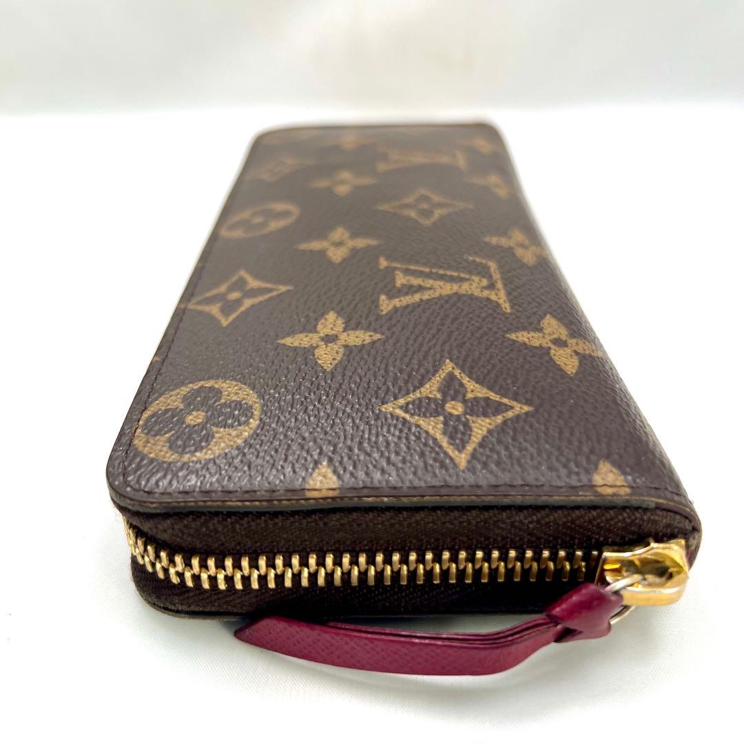 ルイヴィトン モノグラム ポルトフォイユ クレマンス フューシャM60742