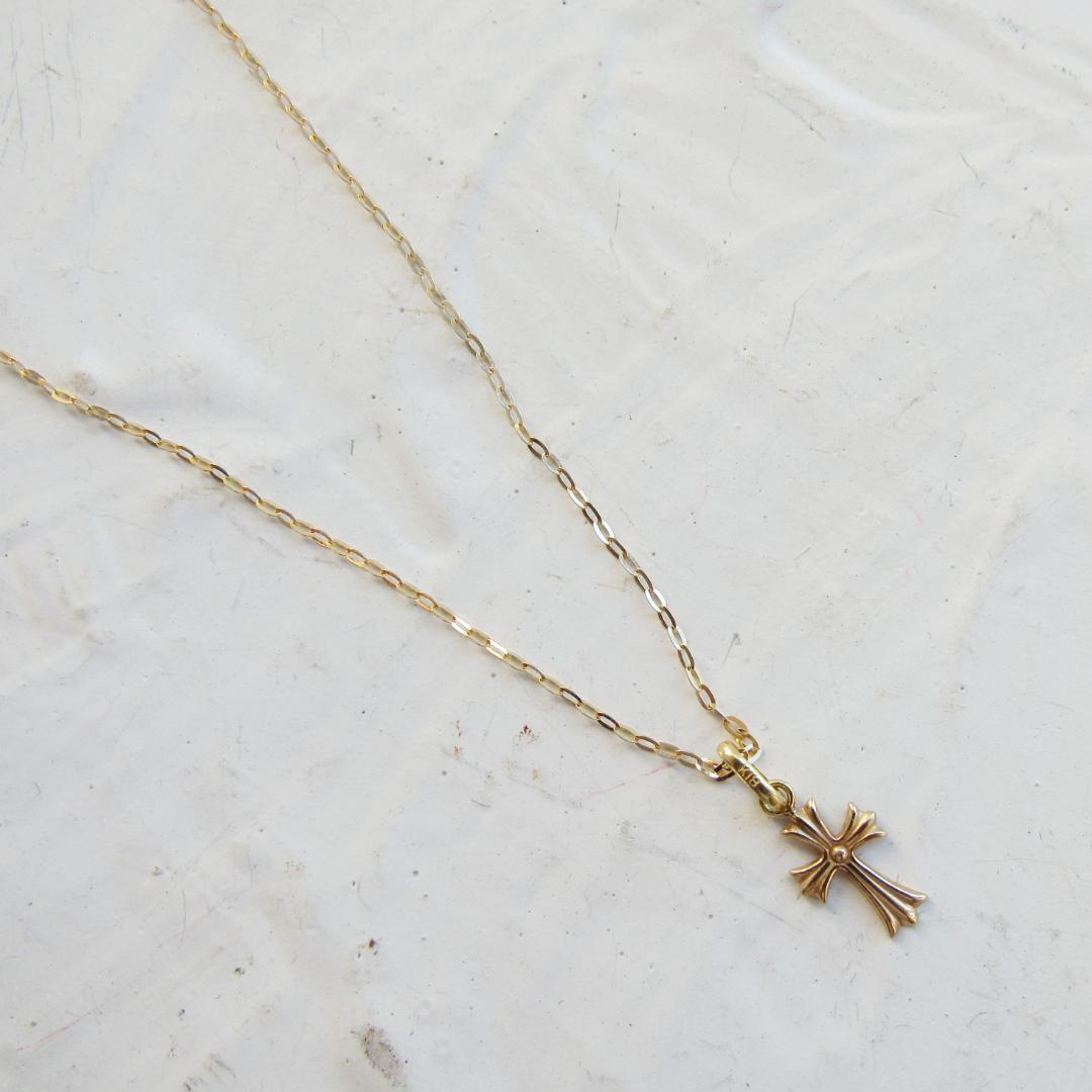 SALE‼️K18 クロス ネックレス トップ 18K 刻印 18金 本物 新品