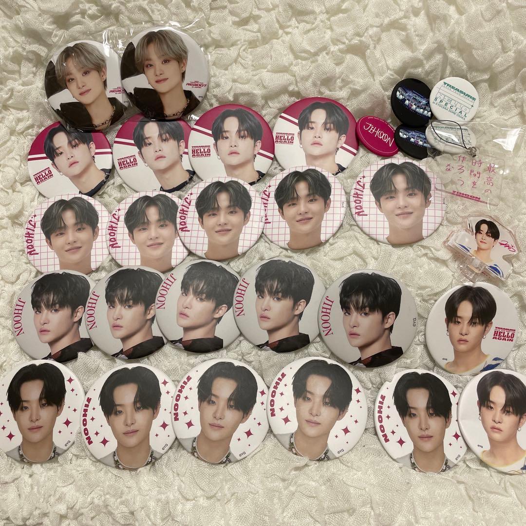 treasure ジフン　缶バッジ　アクキー　セット