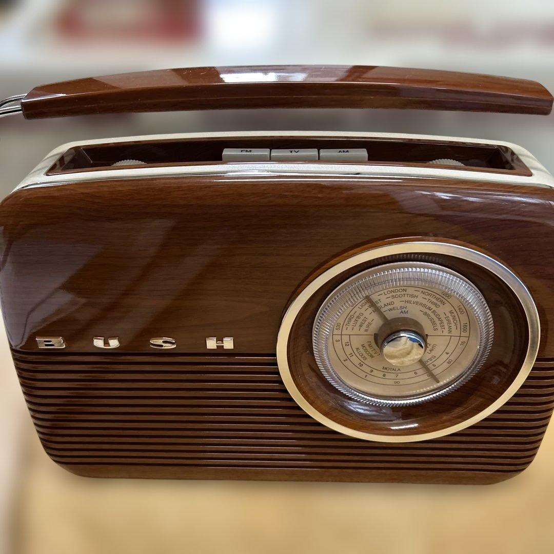 ラジオ BUSH RADIO TR82 昭和レトロ