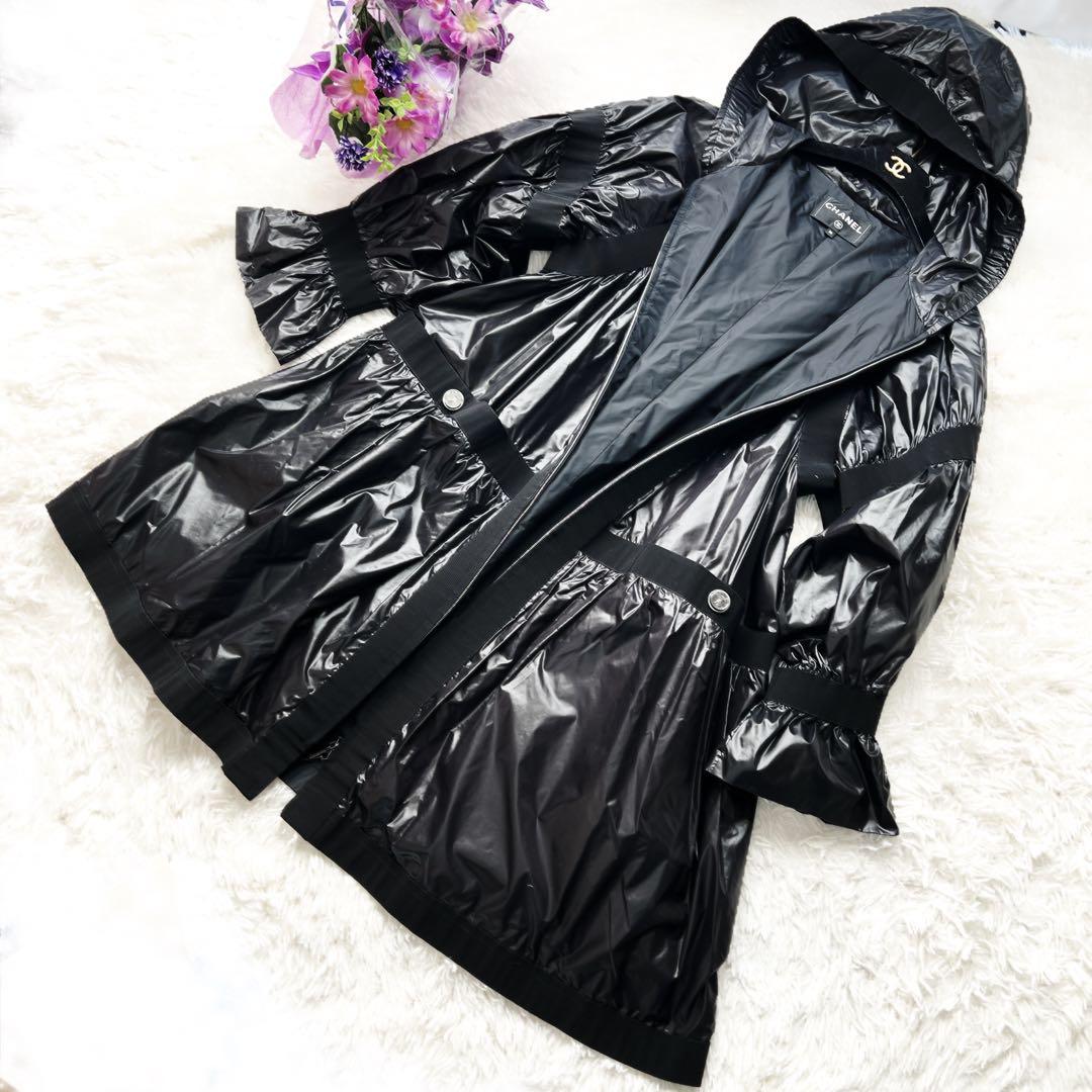 未使用　CHANEL シャネル　ココネージュ　ブルゾン　フリル　刺繍　コート
