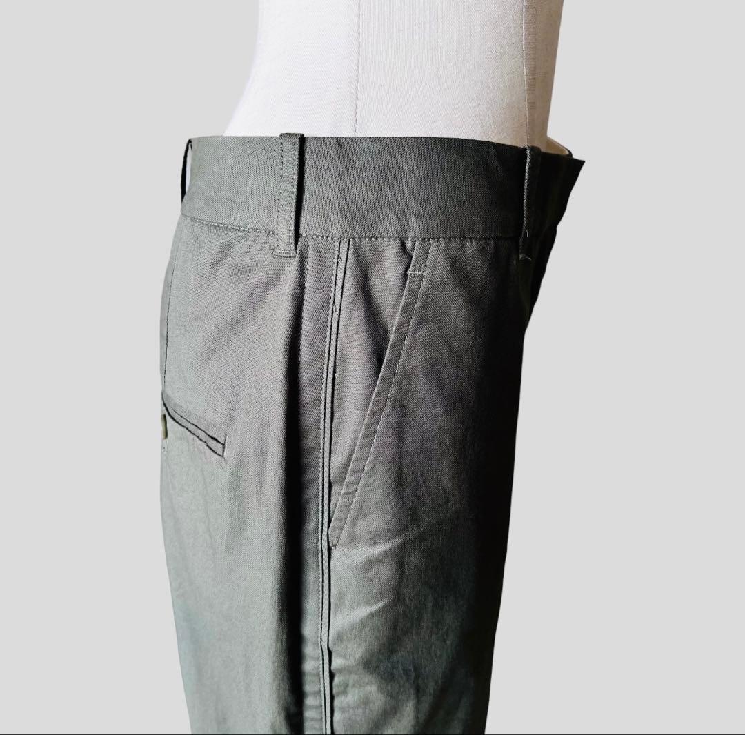 ３.１フィリップリム ノータック コットン パンツ 4 カーキ ARMY