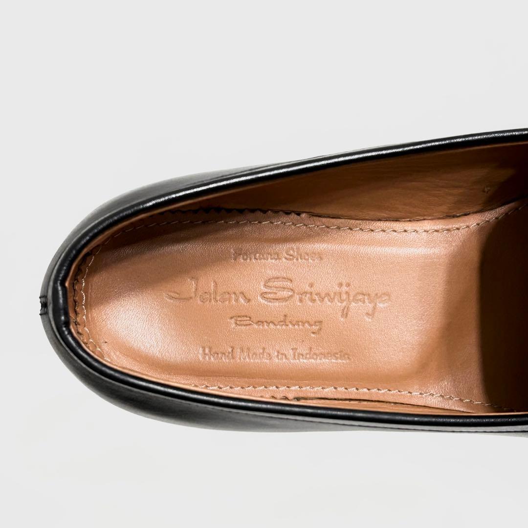 ■裏張り新品 定4万 ジャランスリワヤ 4 23 36 ローファー 黒 バックル