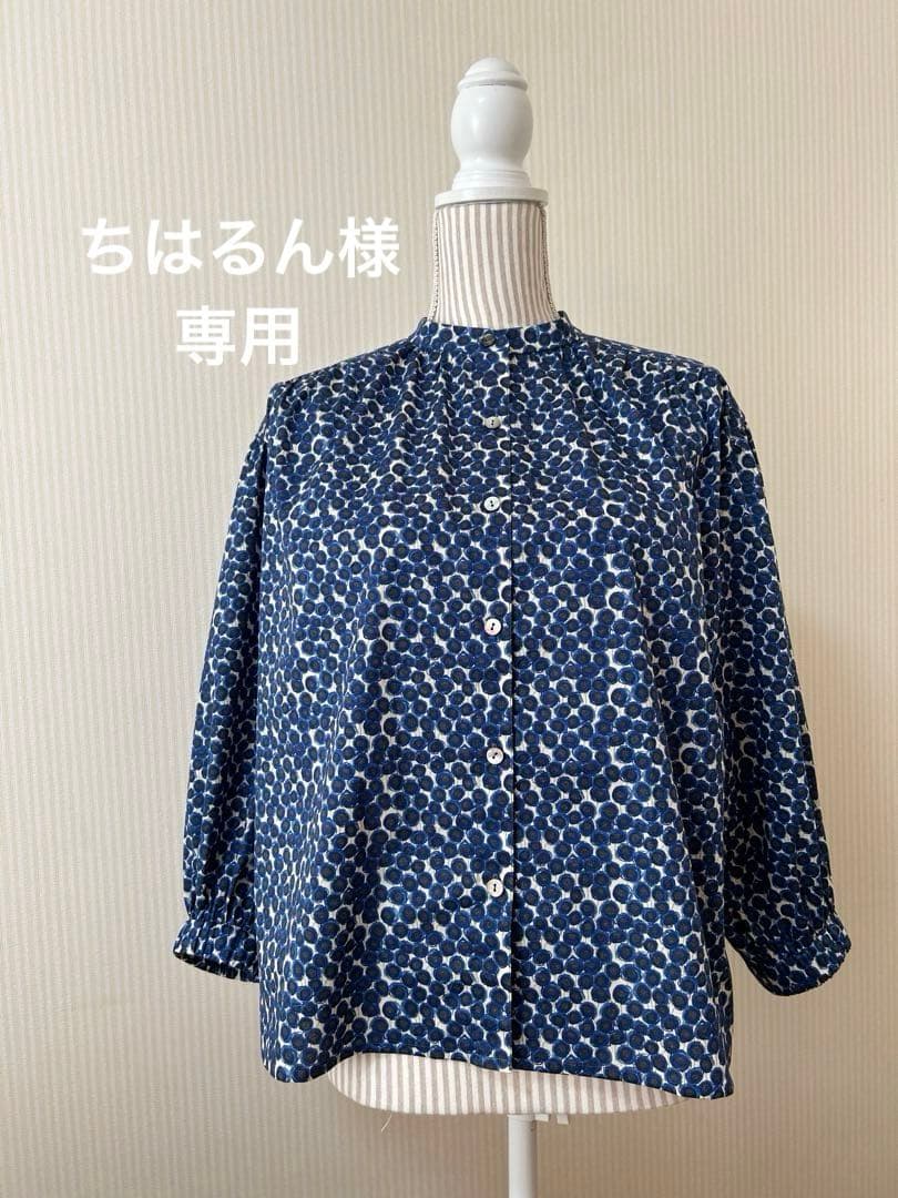 ちはるん　ハンドメイドバンドブラウス