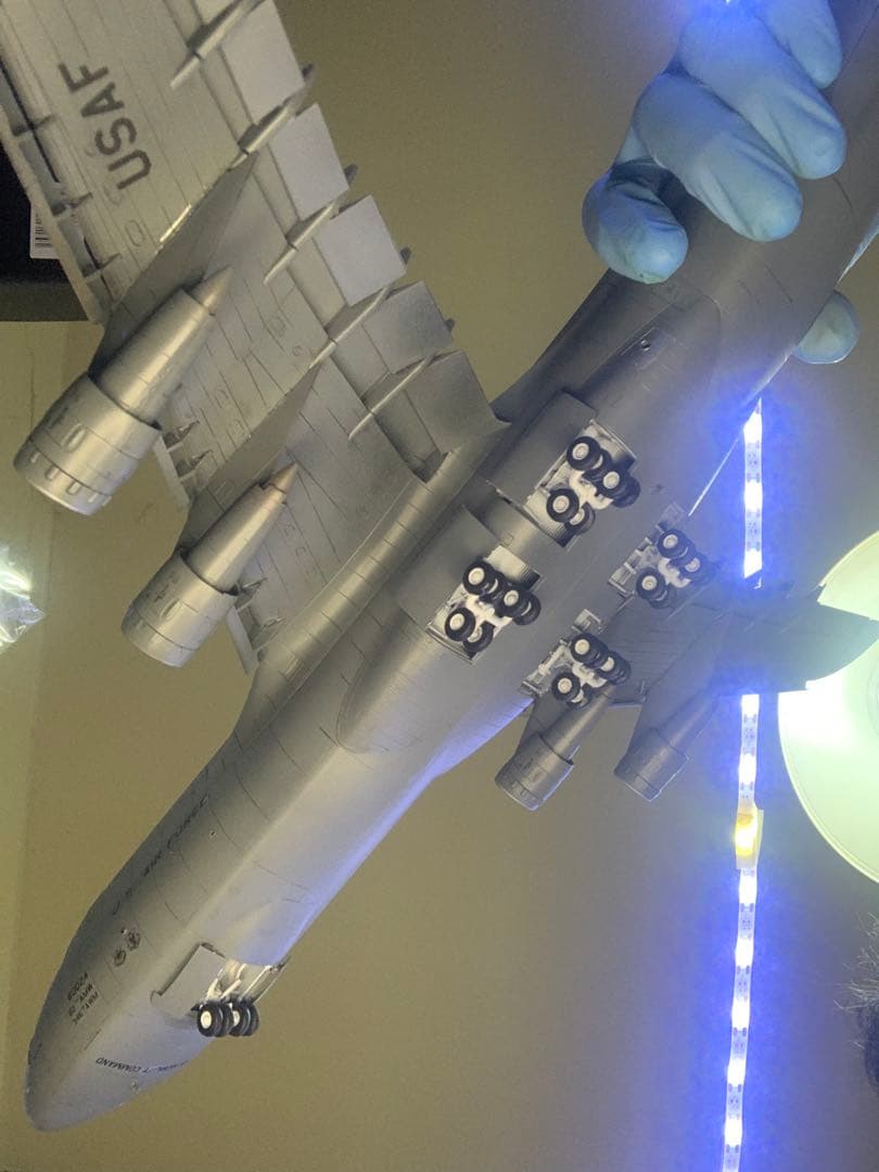 1/144スケールC5Bギャラクシー米軍大型輸送機