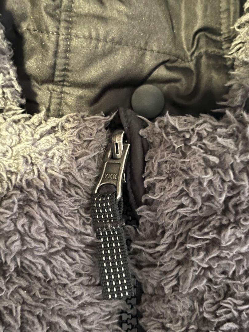 Patagonia フリースダウンジャケット　リバーシブル　ボア　フード着脱　S