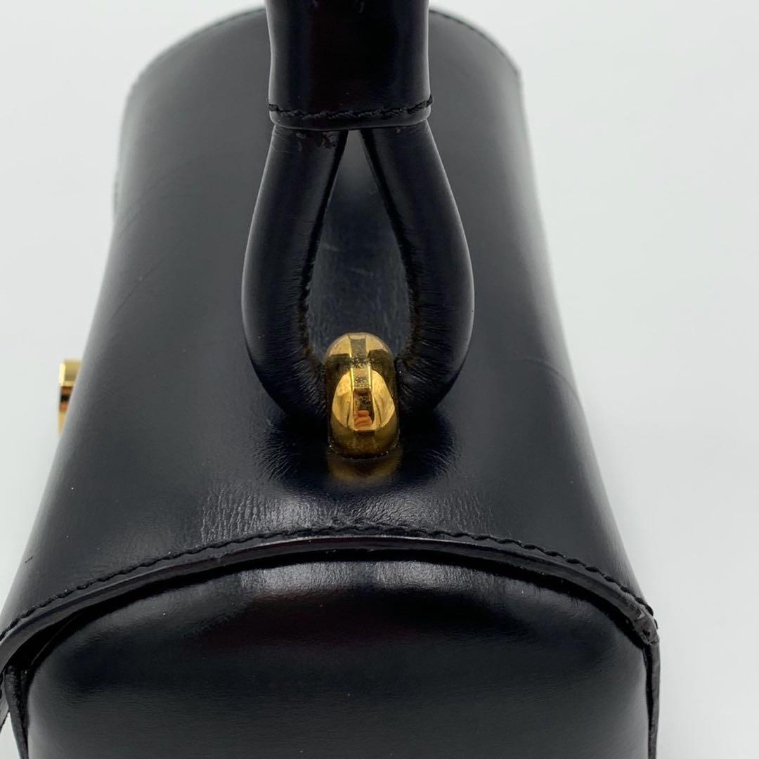 極美品 ロエベ トップハンドル ハンドバッグ アナグラム バニティ フォーマル