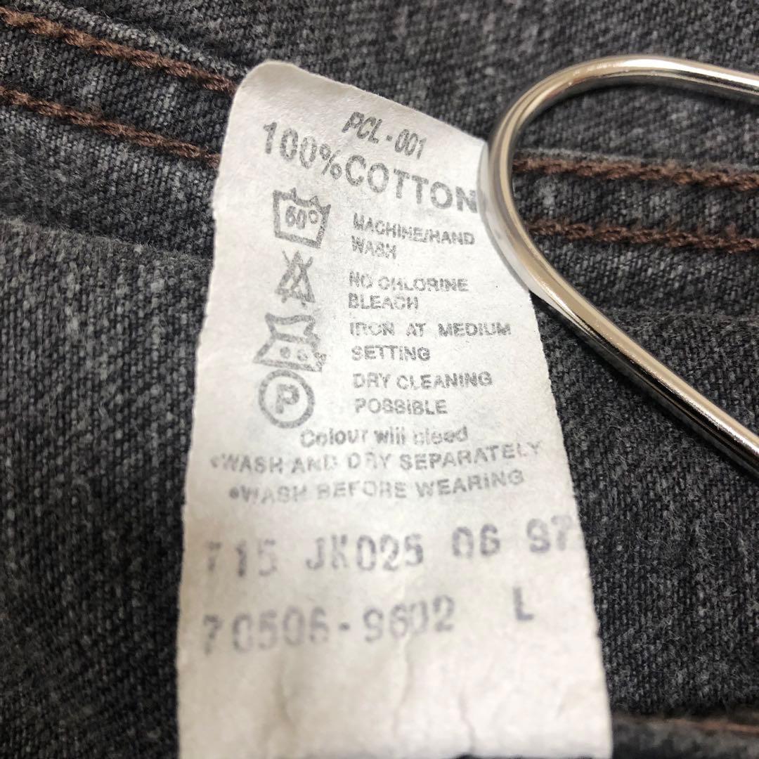 90s ユーロリーバイスLevi's70506 ブラックトラッカージャケット　L