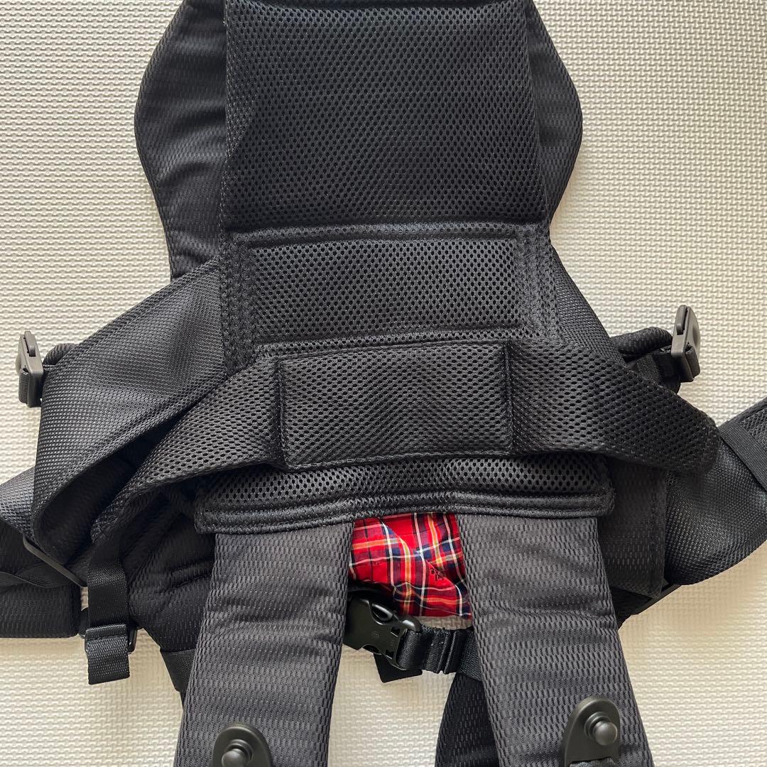 [極美品]最終お値下ミキハウス ファーストベビーキャリア 黒 BOX 保証書付