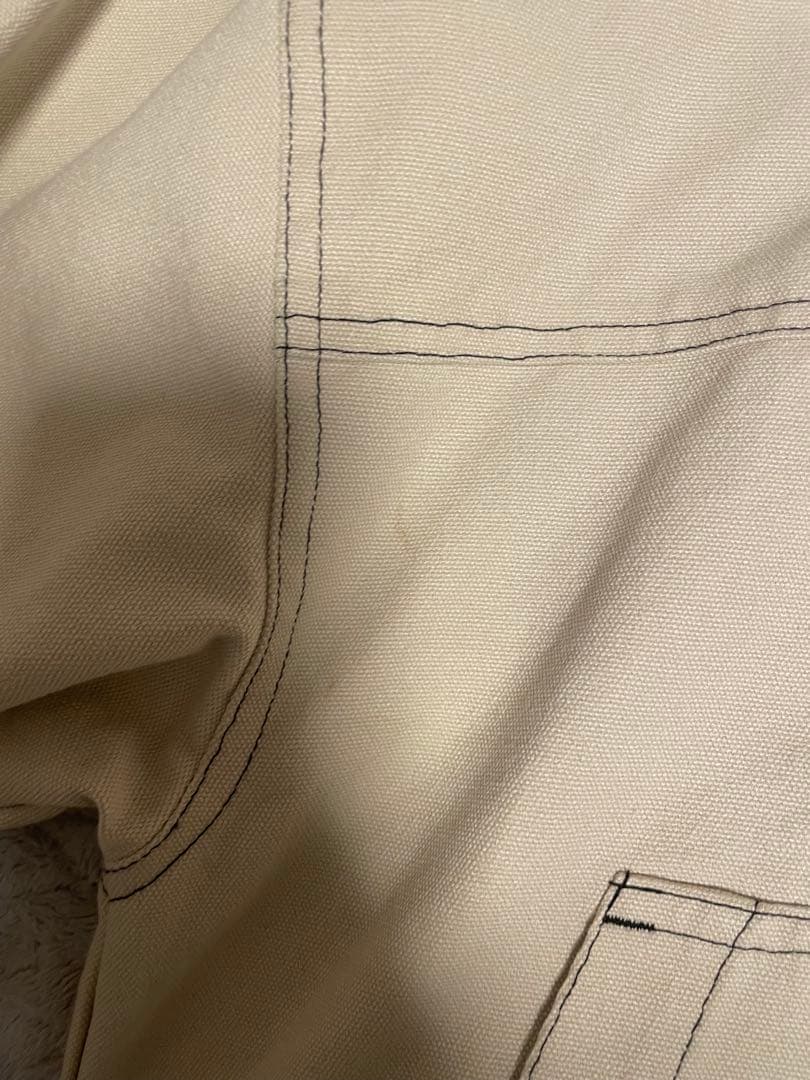 Stussy フード付きベージュジャケット Mサイズ