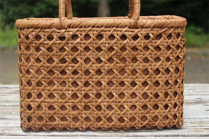 山葡萄 かごバッグ 八ッ目編み やまぶどう 山ぶどう カゴバッグ 着物 籠