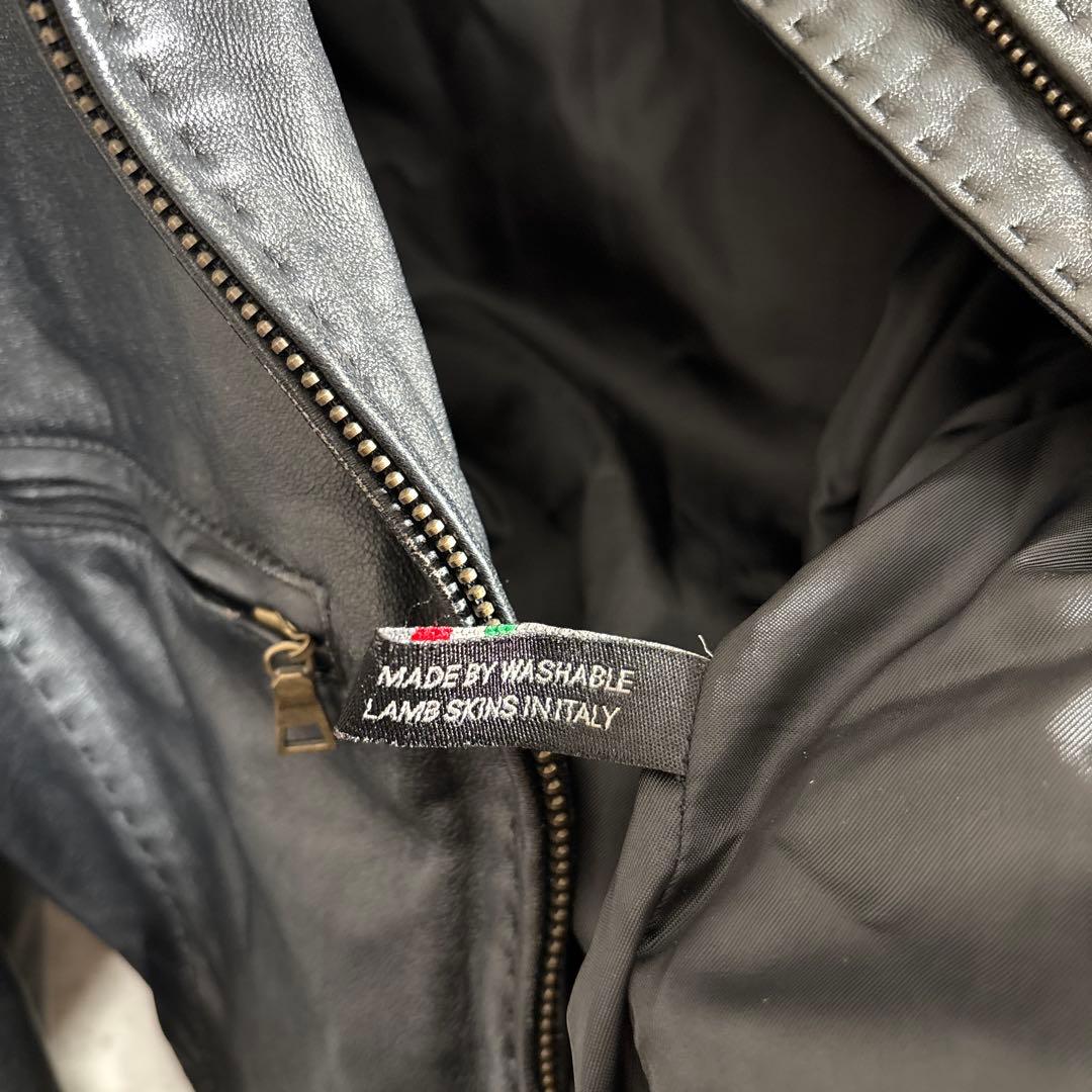 【00s】Archiveイタリア製LeatherJacket\"平成グランジY2K