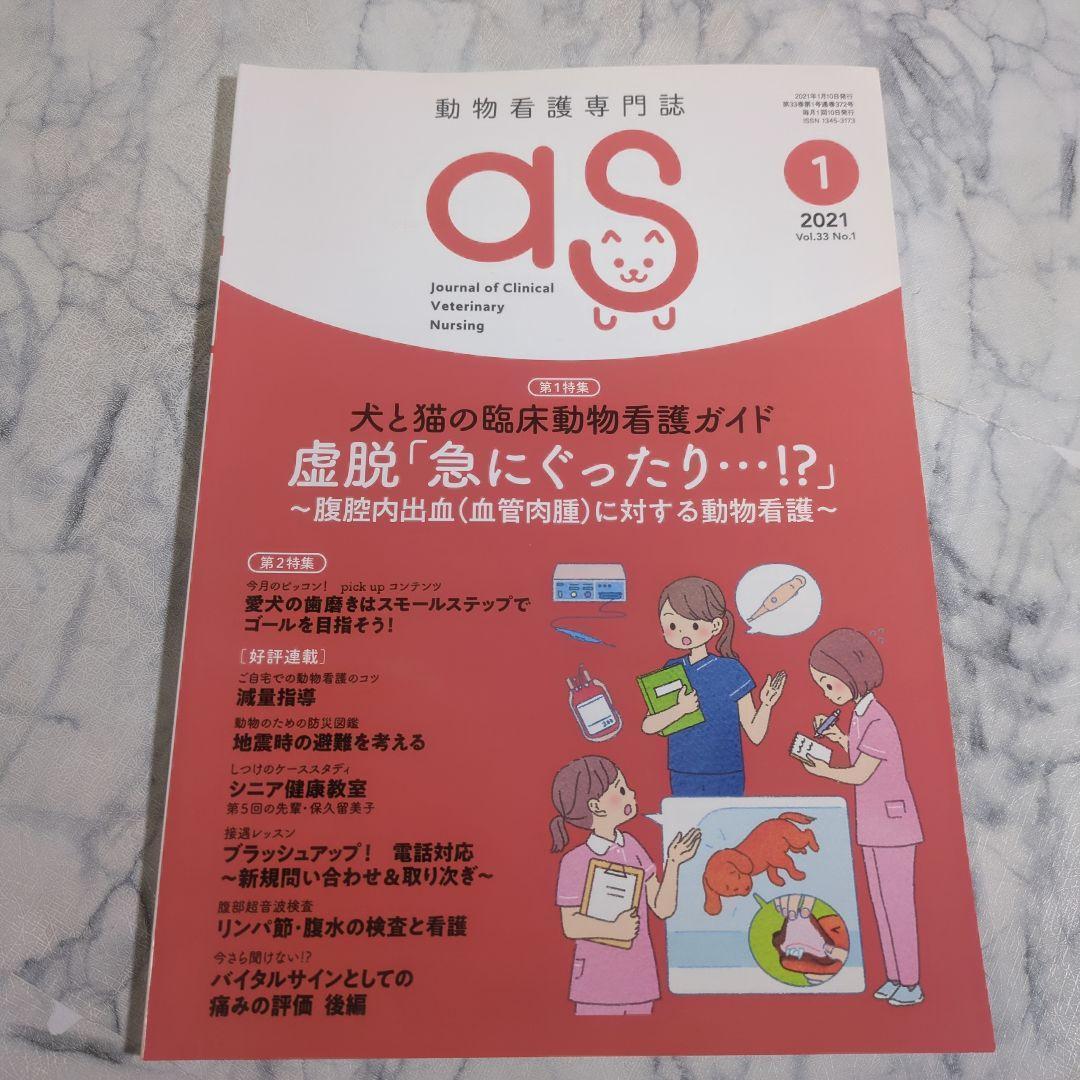 【美品】動物看護専門誌　2021年1月（5月抜け）～2022年12月　計23冊