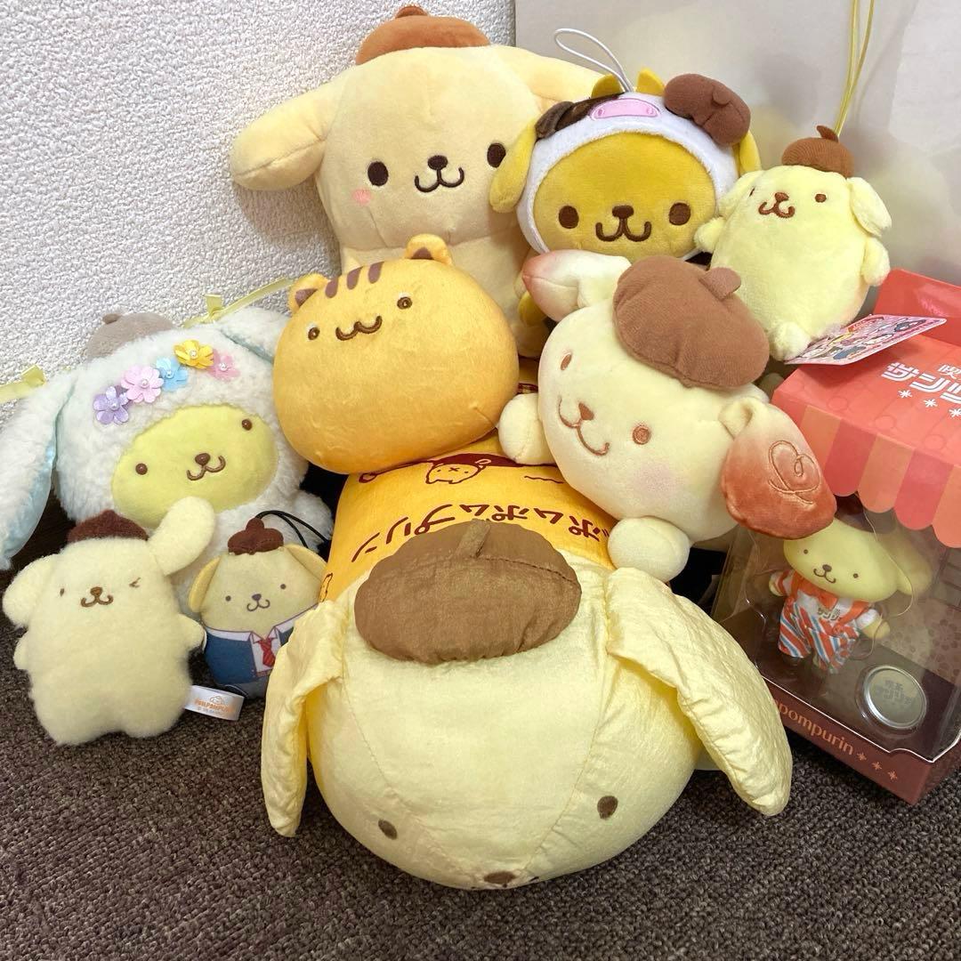 サンリオ　ポムポムプリン　マフィン　ぬいぐるみ　マスコット　レトロ　まとめ売り