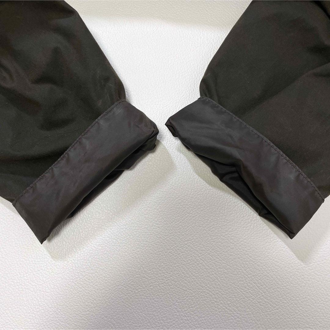 6641 バブアー　オイルドジャケット　襟コーデュロイ　イギリス製　カーキ