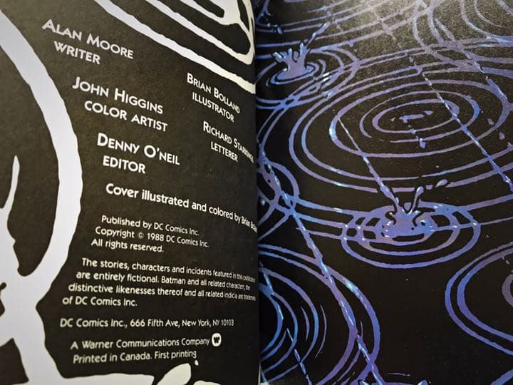 青年漫画 Batman: The Killing Joke  *1st Printing