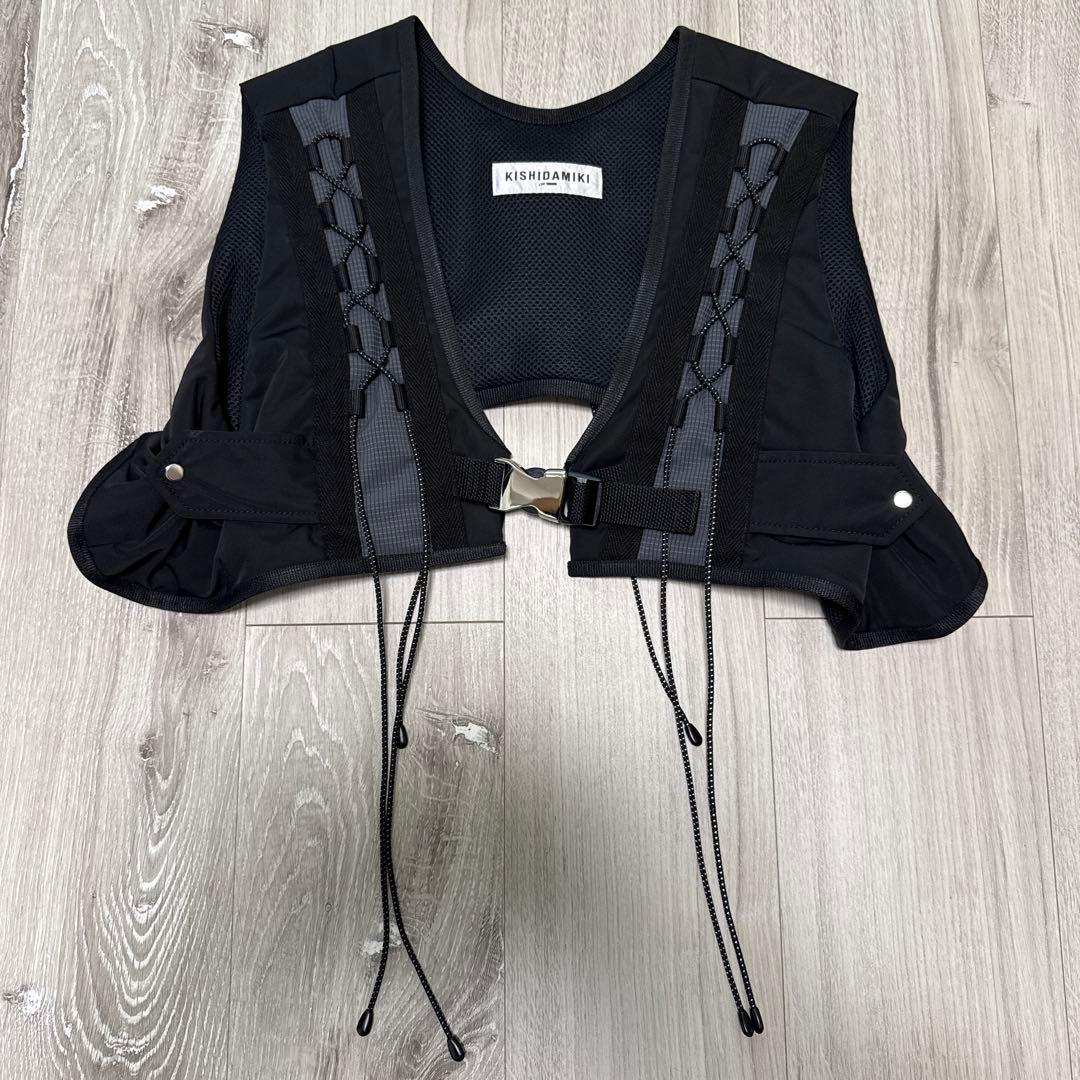 KISHIDAMIKI キシダミキ レースアップベスト litmus リトマス