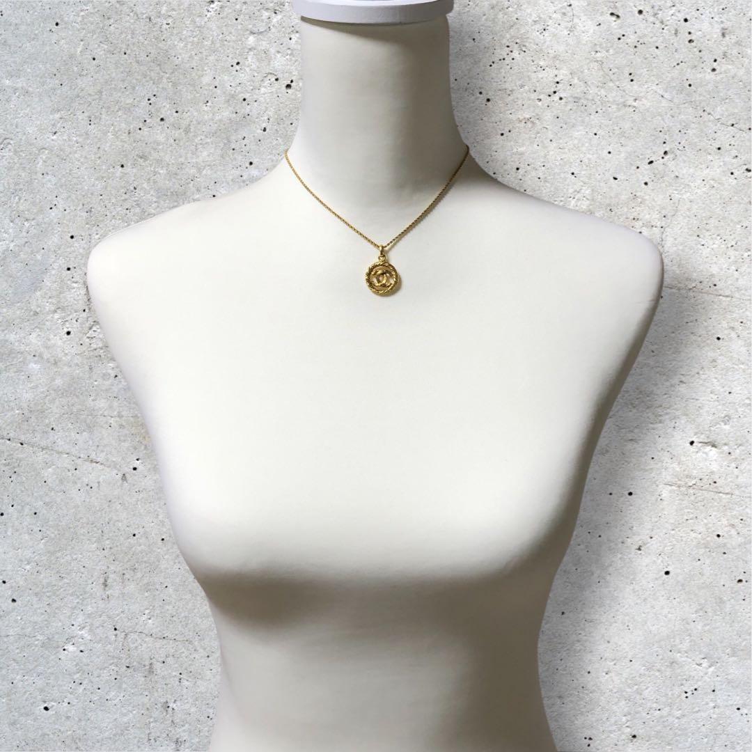 CHANEL ネックレス ヴィンテージ ゴールド ココマーク サークル