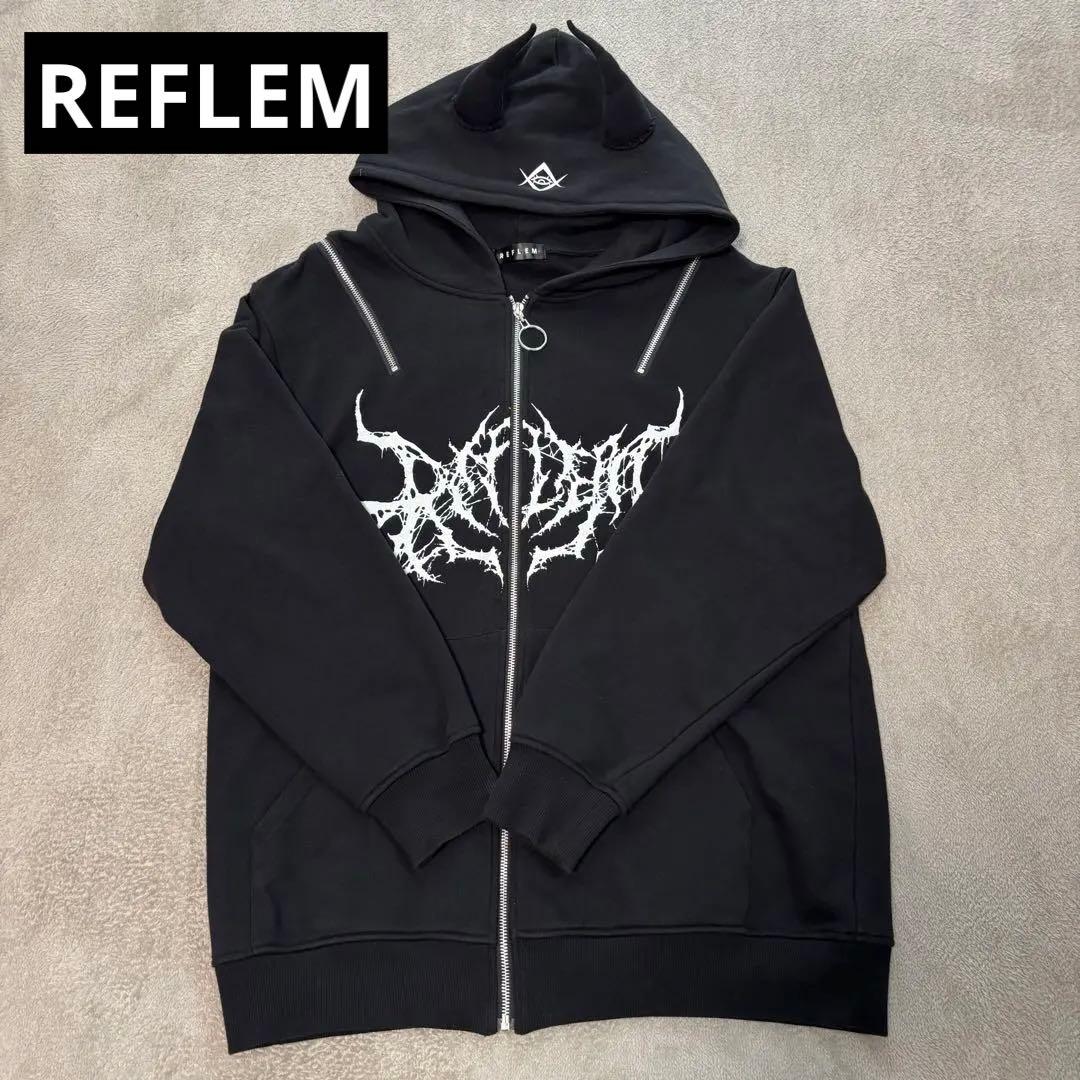 REFLEM レフレム DEVIL デザイン ZIPパーカー ジップアップ