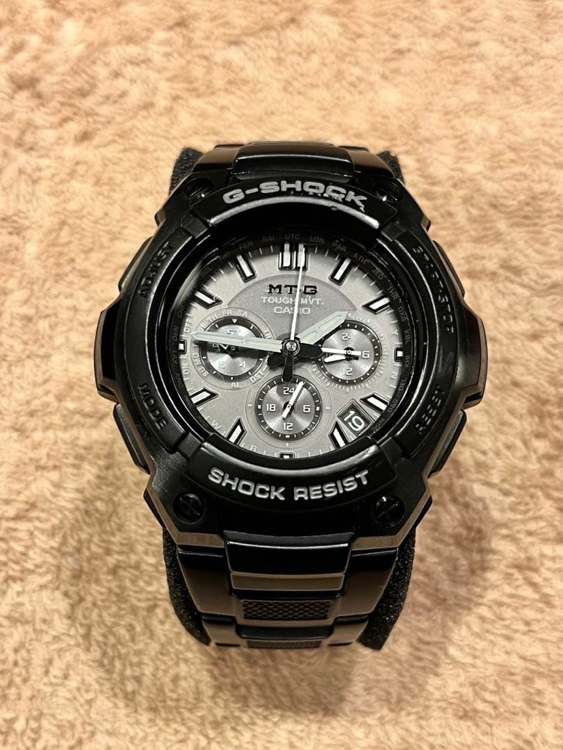 m*g様 【希少】G-SHOCK MTG-1200Bブラック　電池交換済み