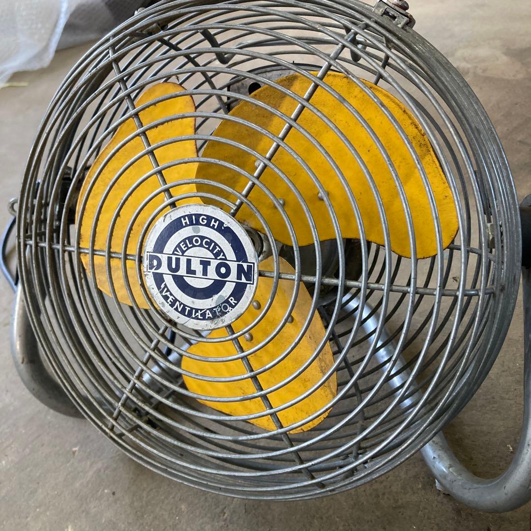 じ*ん様 DULTON ダルトン 金属製 レトロ サーキュレーター 扇風機 黄色