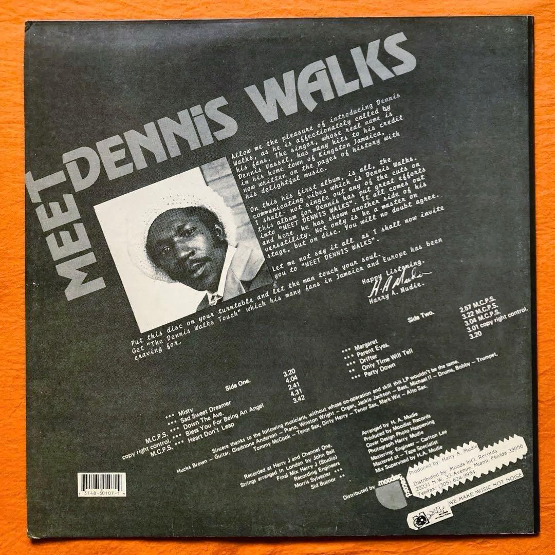 LP盤 DENNIS WALKS - MEET DENNIS WALKS レゲエ
