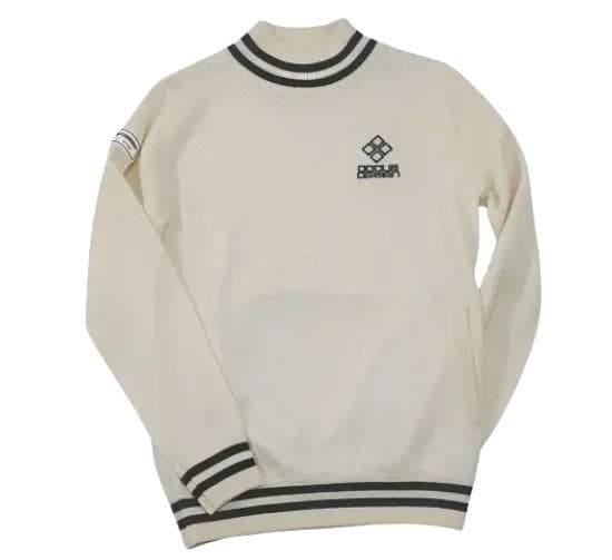 新品　DOCUS ドゥーカス ライン セーター レディース　オフホワイト　M