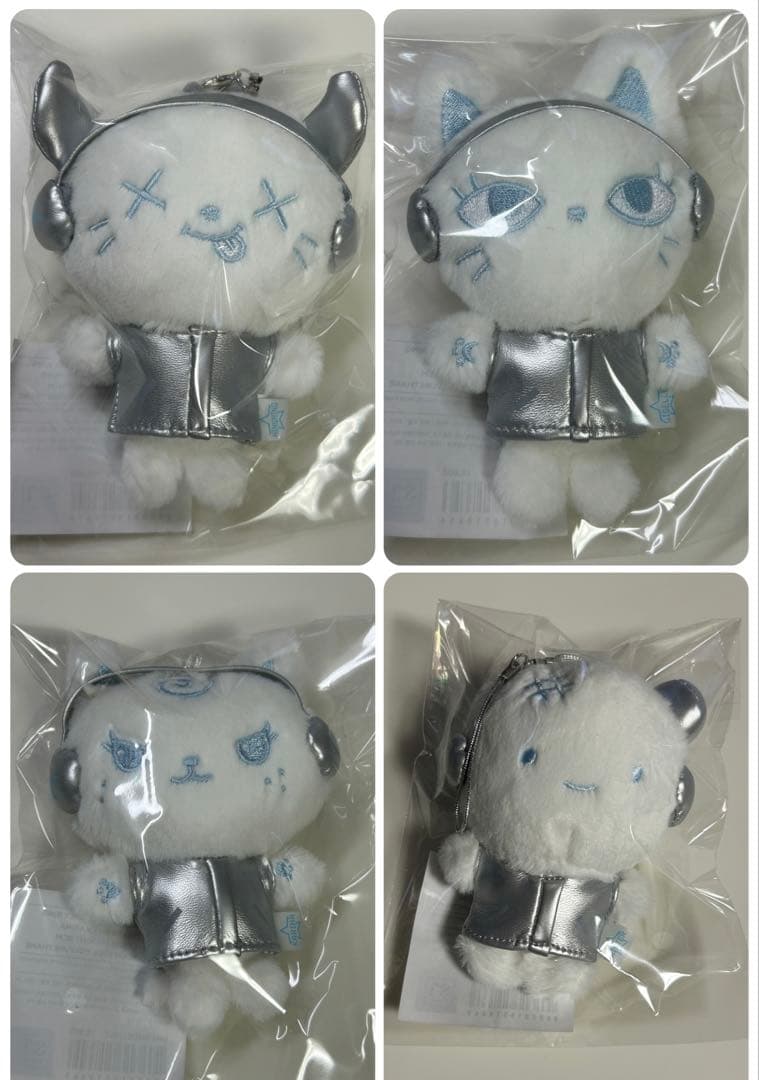 【新品】aespa ファンライト ドール キーリング シルバー 4セット