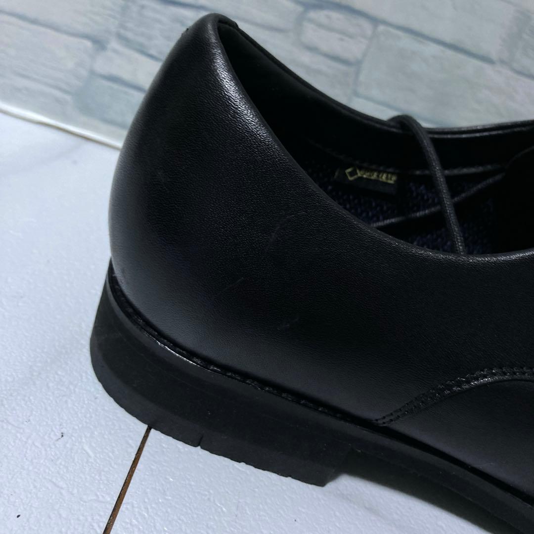 新品タグ アシックスランウォーク ビジネスシューズ ゴアテックス 26 3E 黒