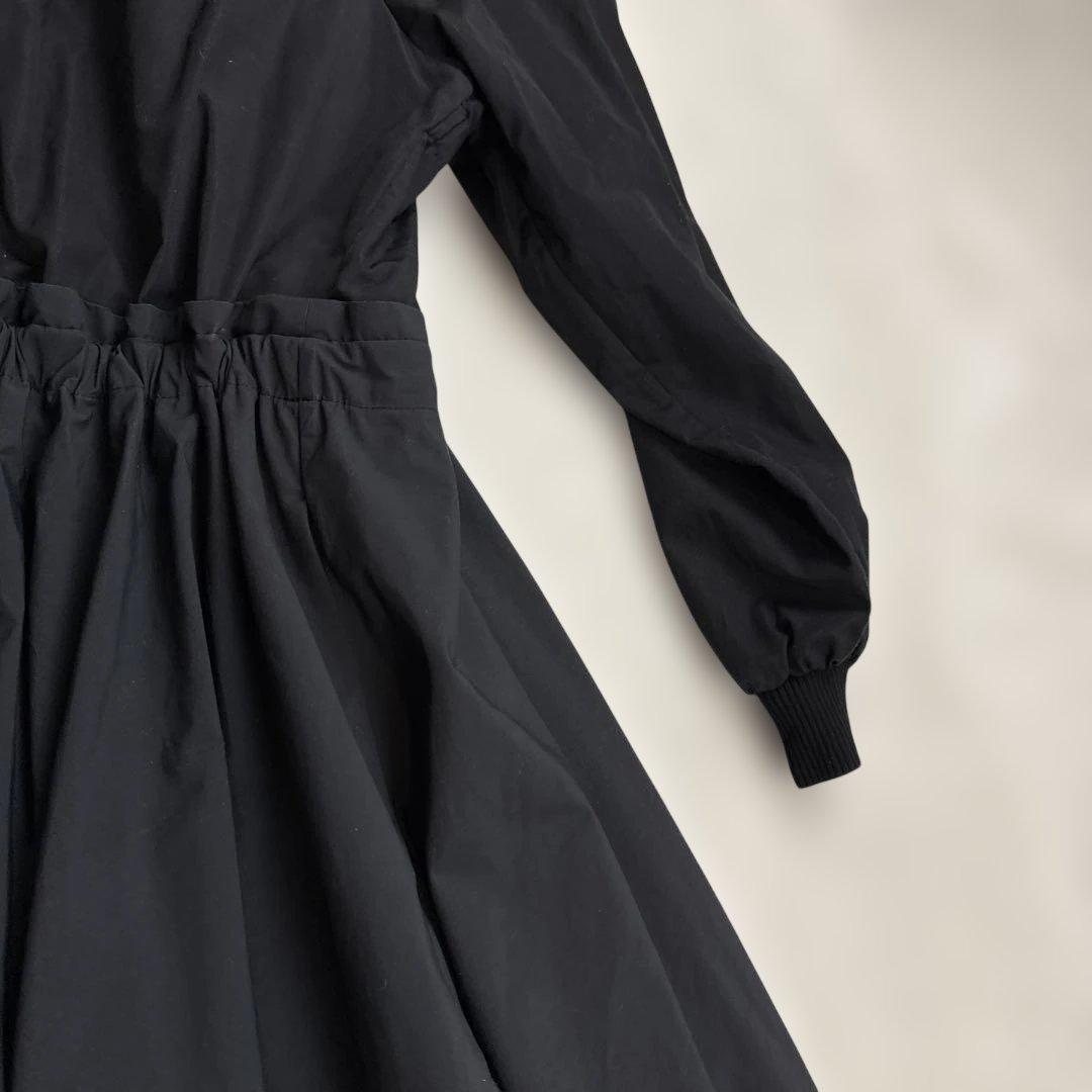 モンクレール　ロングワンピース　ブラック　Mサイズ　美品