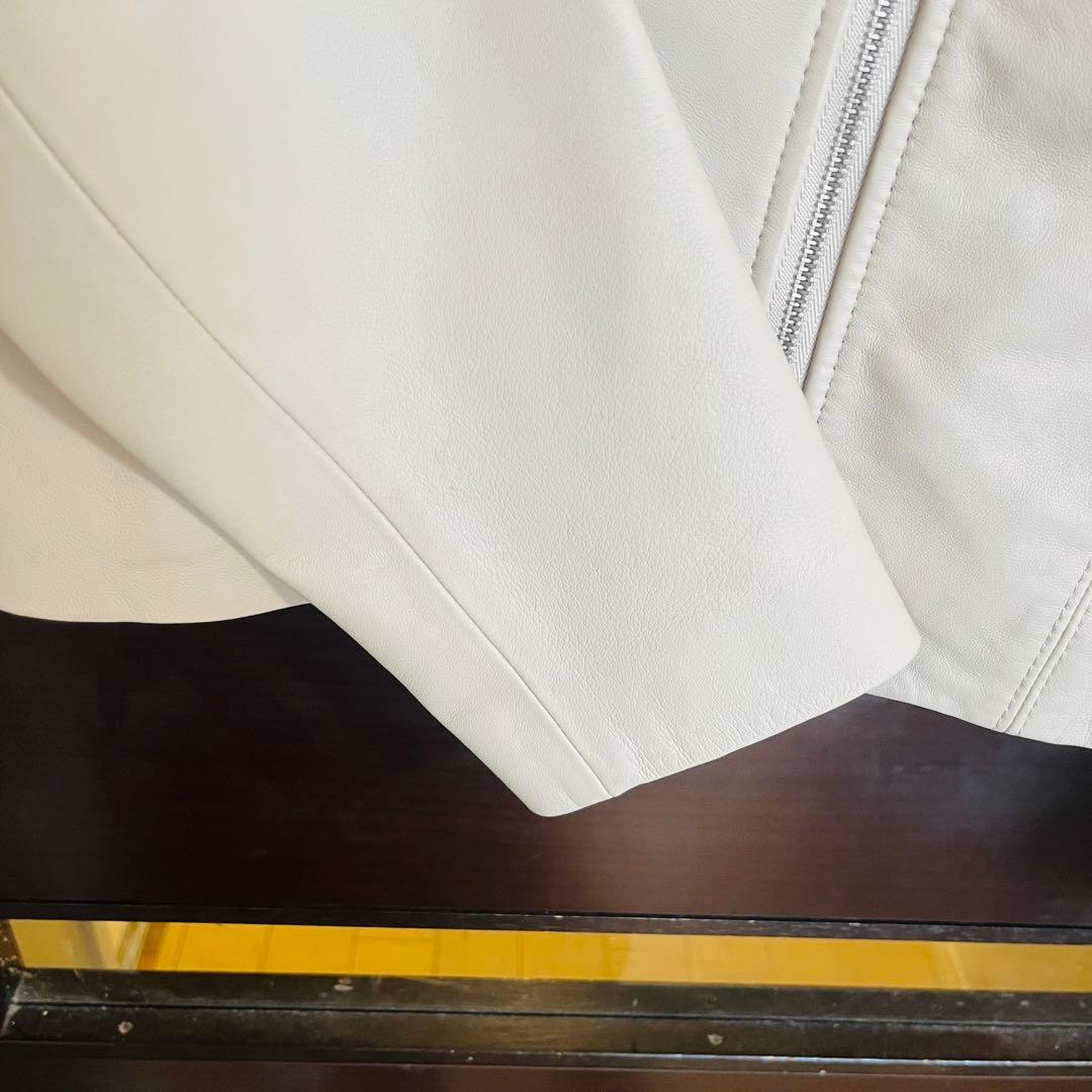 新品☆ ANAYI ラムレザーファスナージャケット/セオリー、23区、ロペ