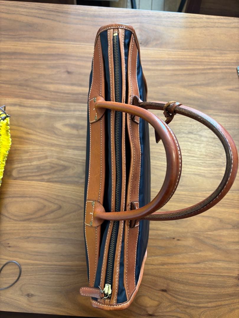 フェリージ ビジネスバッグ 1731/DS ナイロン バケッタレザー 牛革