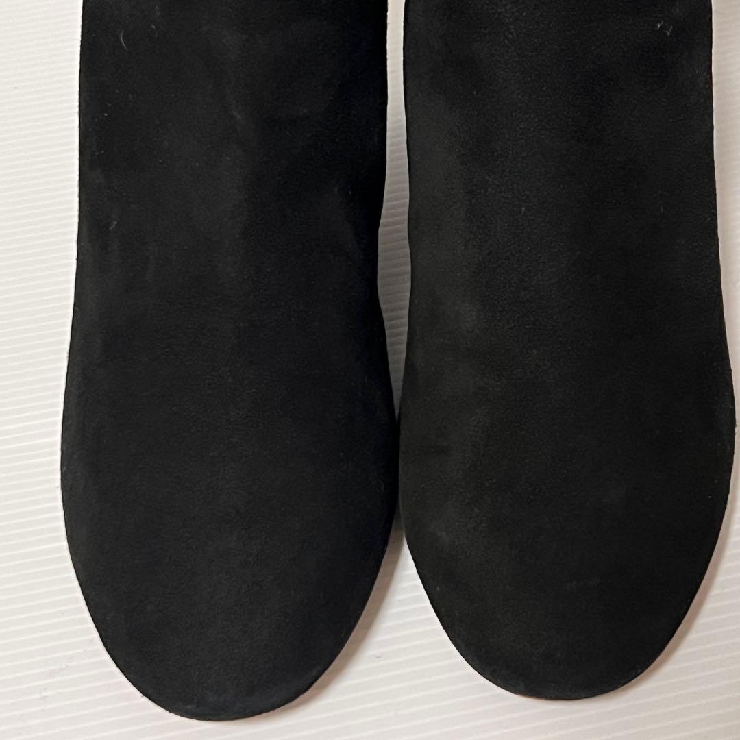 【美品】フォクシー FOXEY スエードロングブーツ ニーハイブーツ37