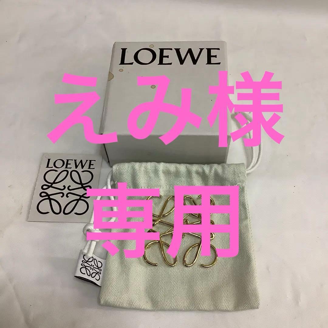 7819⑥LOEWE ゴールド ブローチ