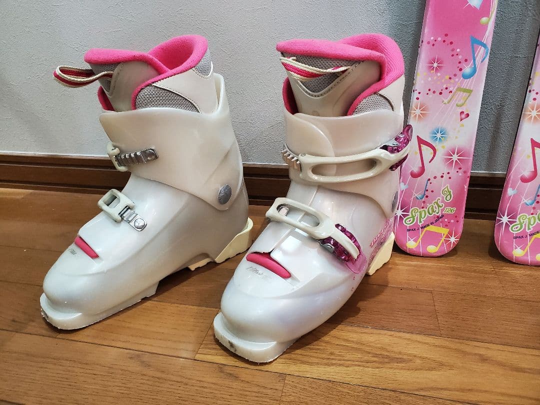 KAZAMA子供用 スキーセット 126cm　ブーツ 23cm