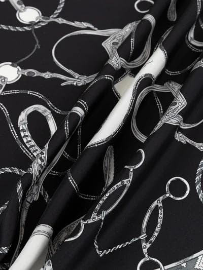 【美品】manipuri マニプリ シルクスカーフ 65 ネイティブビット